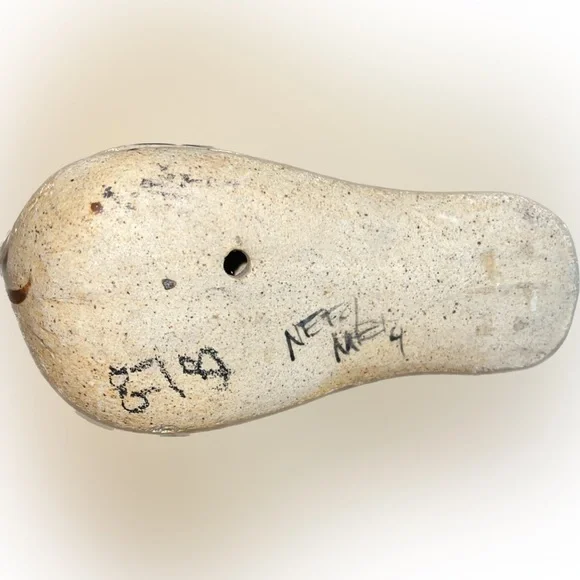 Vintage Signed Netzi Mexico Sandstone Pottery Bird Figurine Acapulco Souvenir - Picture 4 of 9